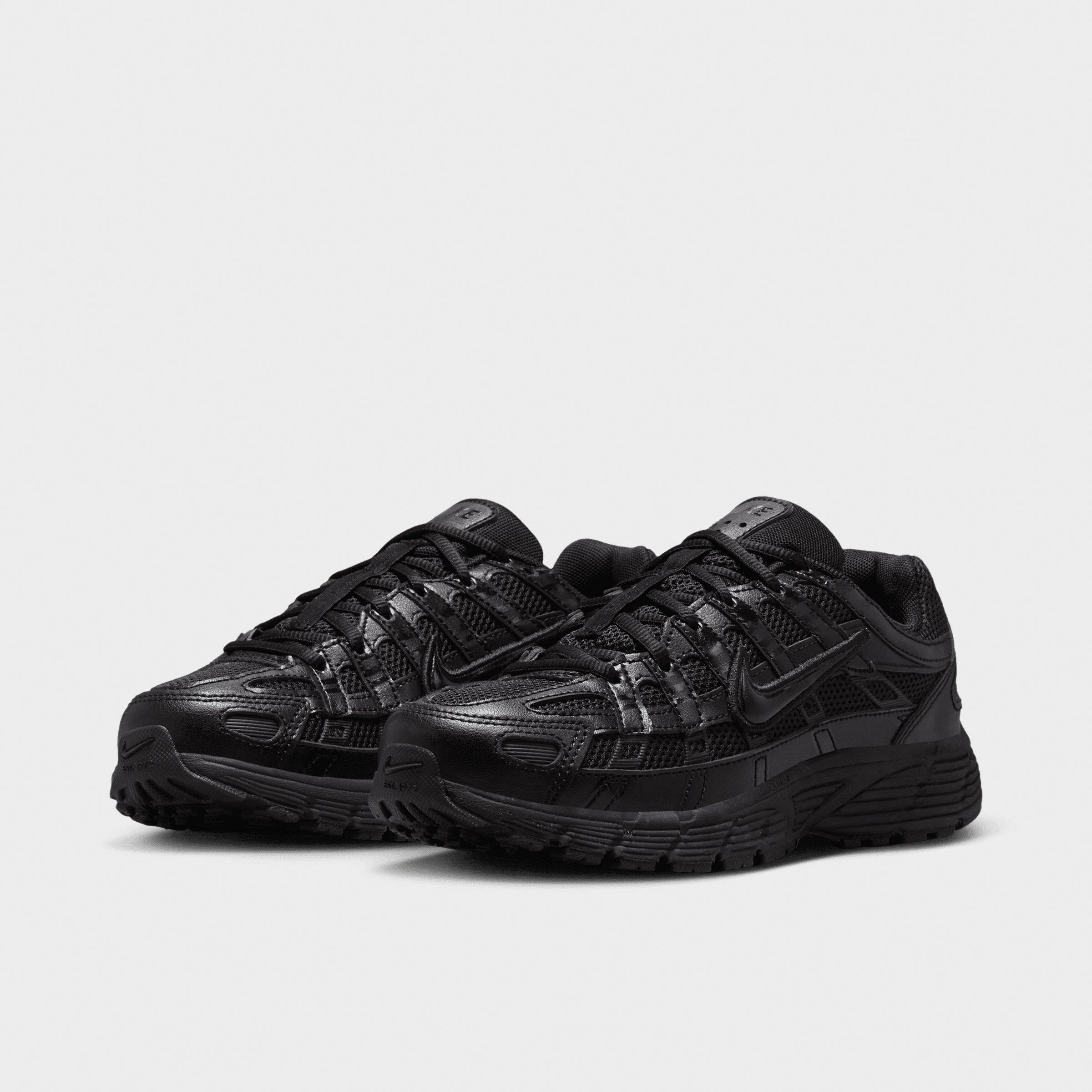 Big Kids' Nithtke P-6000 Casual Shoes - Black - Both shoes facing left