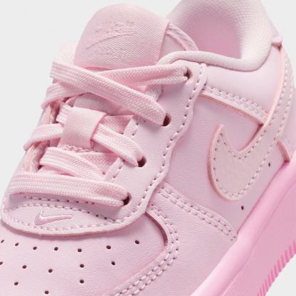 Infant and Kids' Toddler Nithtke Force 1 Low Casual Shoes - Part 2 - Pink Foam/Pink Rise/Pink Foam - Detail shot