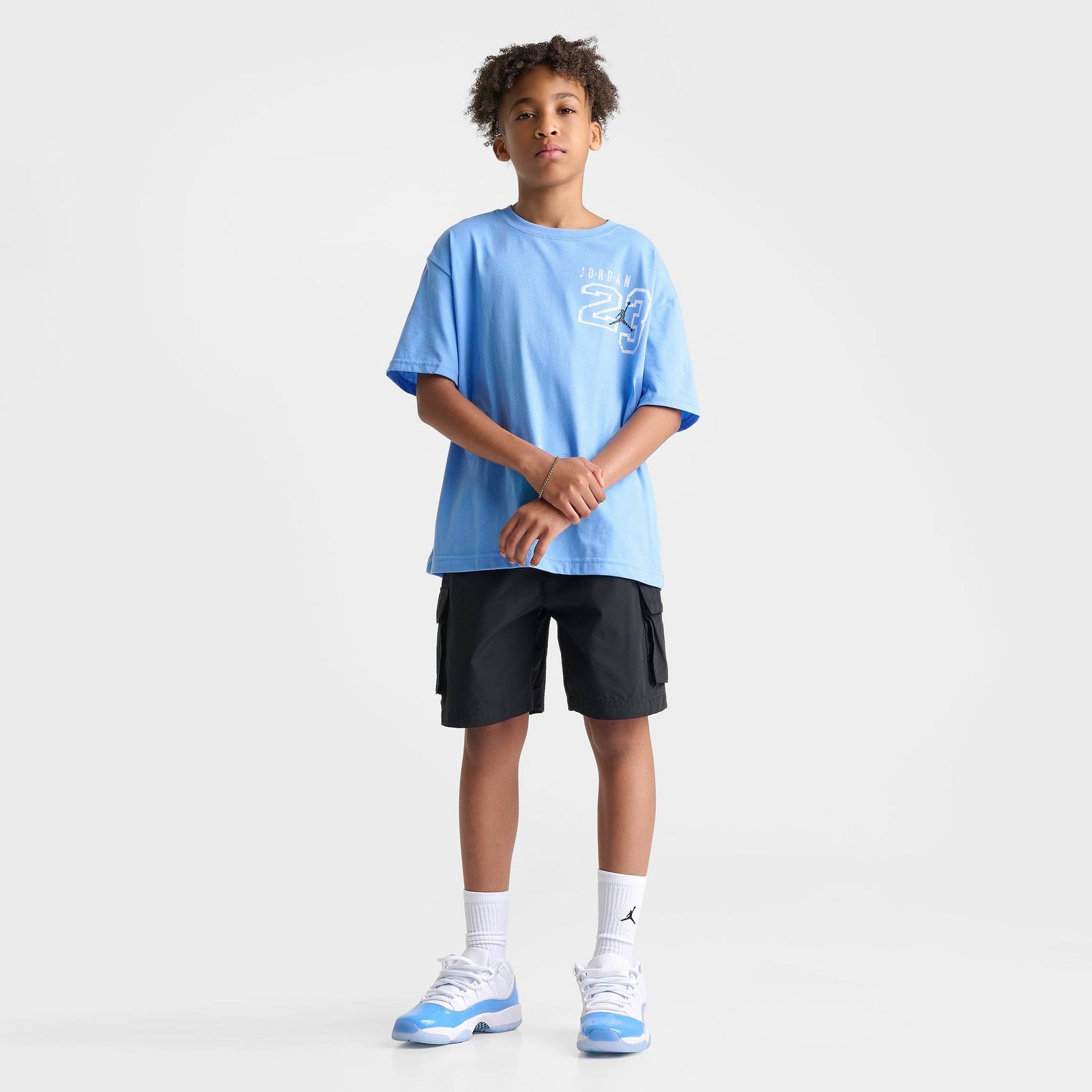Big Kids' Jordan Vintage Layup Graphic T-Shirt - University Blue - view 2