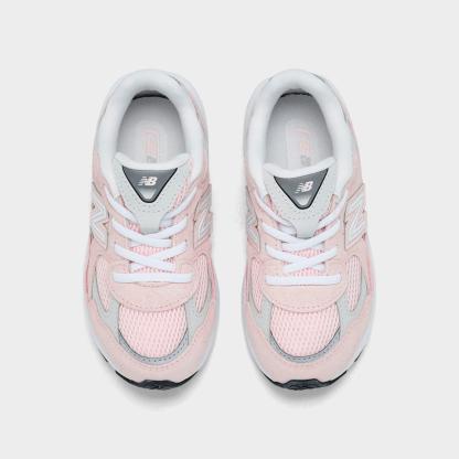 Kids' Toddler New Balance 2010 Stretch Lace Casual Shoes - Shell Pink/Grey Matte - view 5