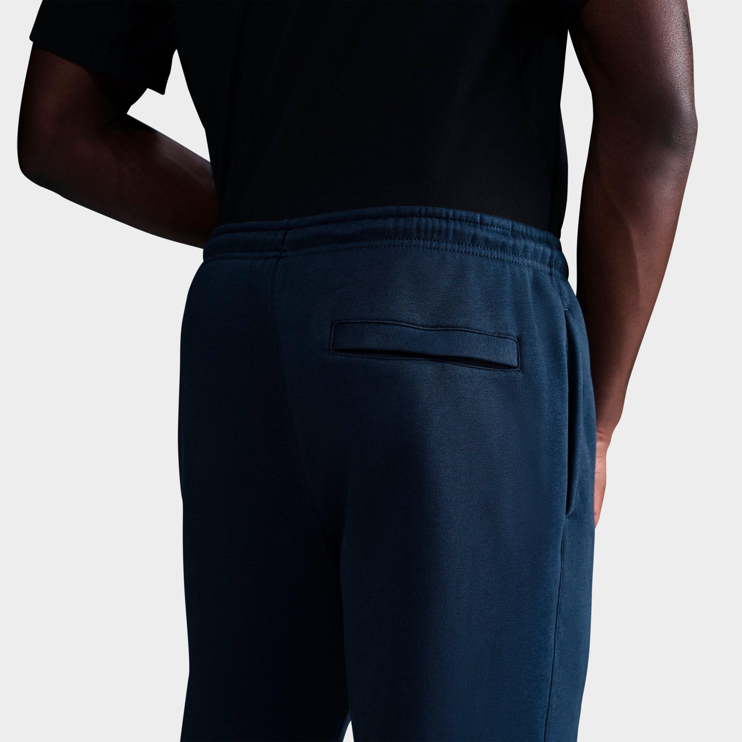 Men's Nithtke Club Fleece Premium Open-Hem Sweatpants - Obsidian/Obsidian/White