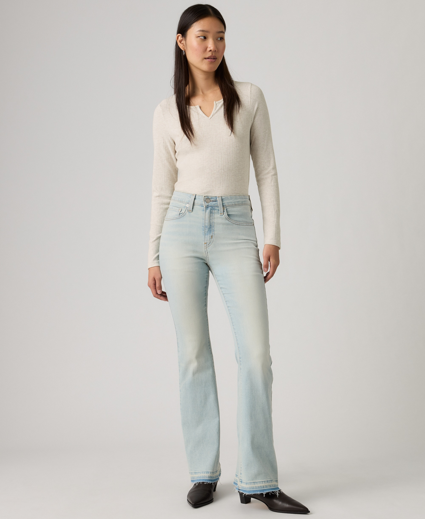 Levi's Women's 726 High-Rise Slim Fit Flare Jeans - Give A Pass