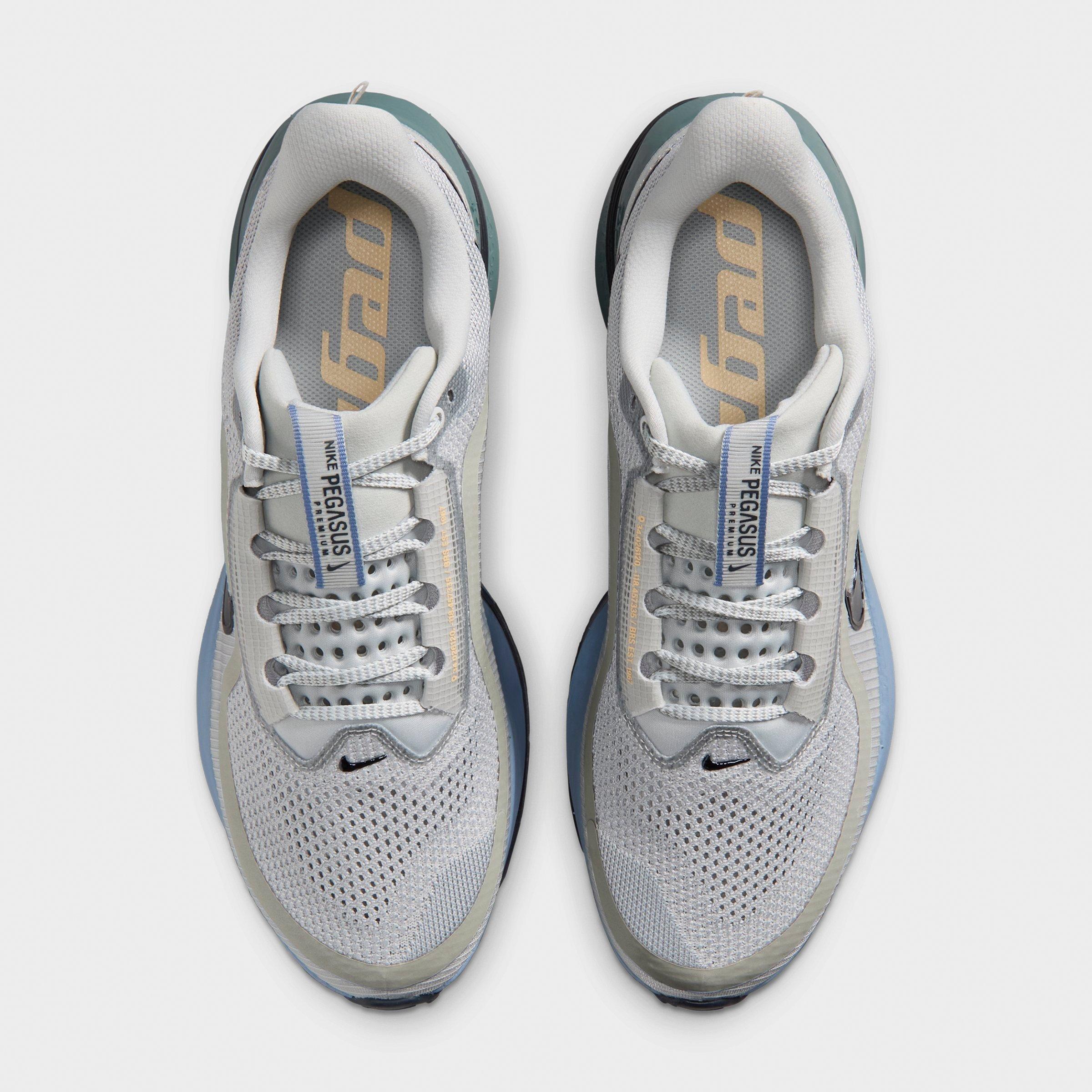 Men's Nithtke Pegasus Premium Running Shoes - Part 1 - Grey Mist/Mineral Slate/Work Blue/Dark Obsidian - Top view