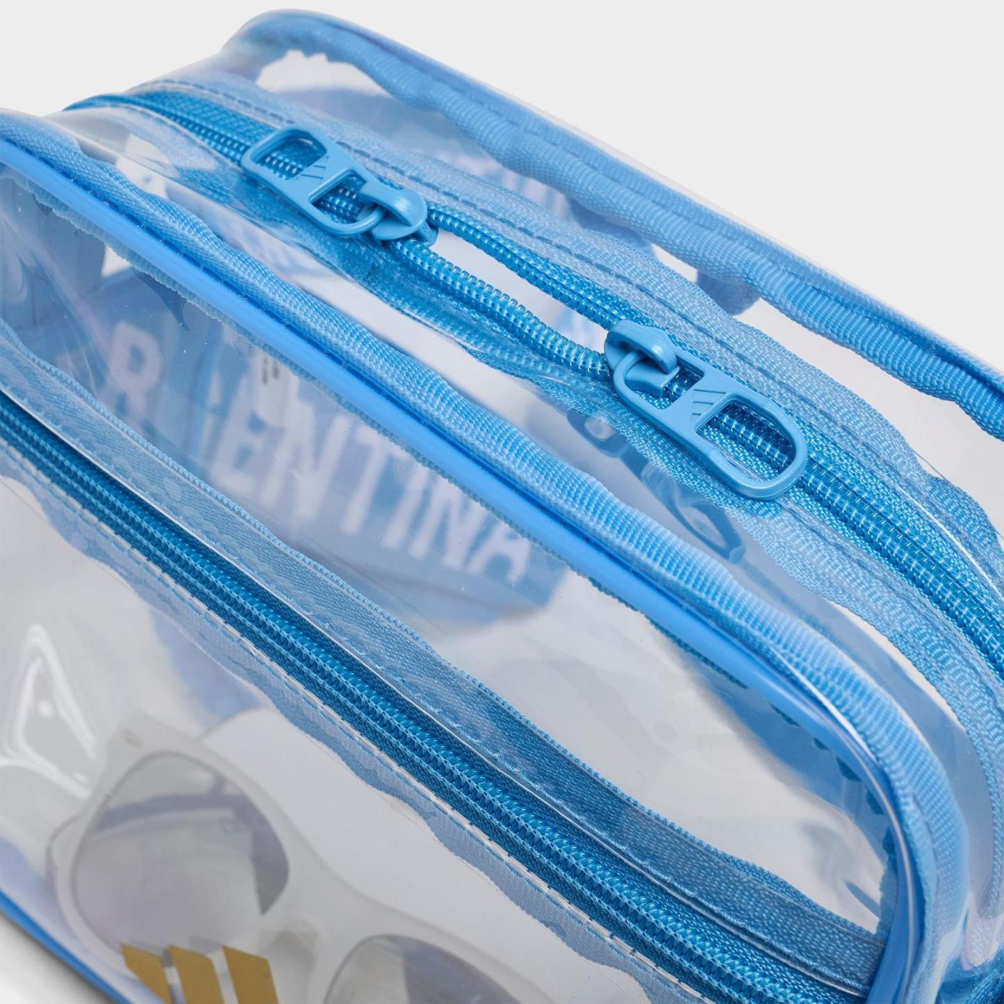 adidas Argentina Official Emblem Clear Bag - Clear/Blue - view 8