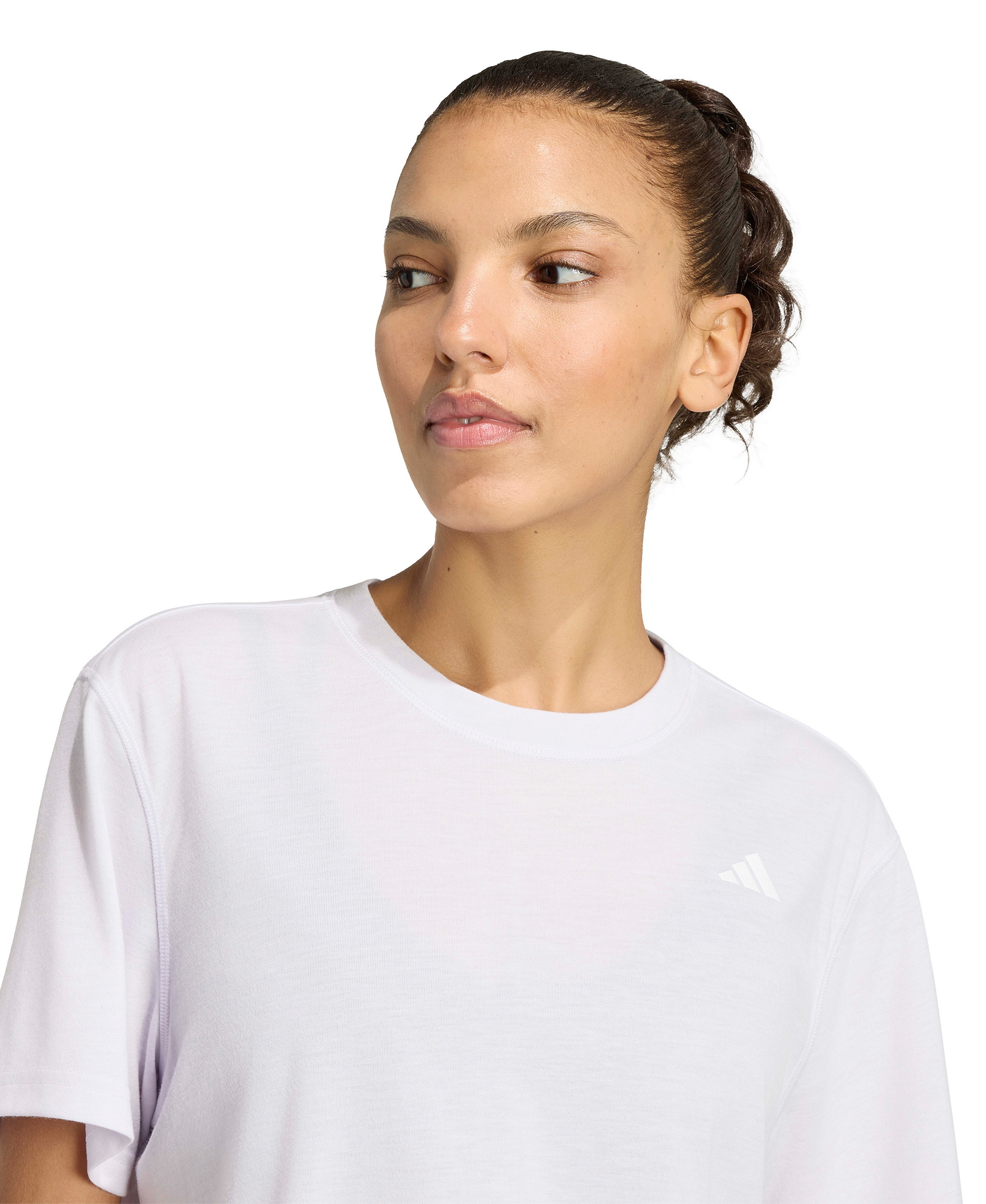 adidas Women's Train Essentials Boxy Workout T-Shirt - Frozen Purple