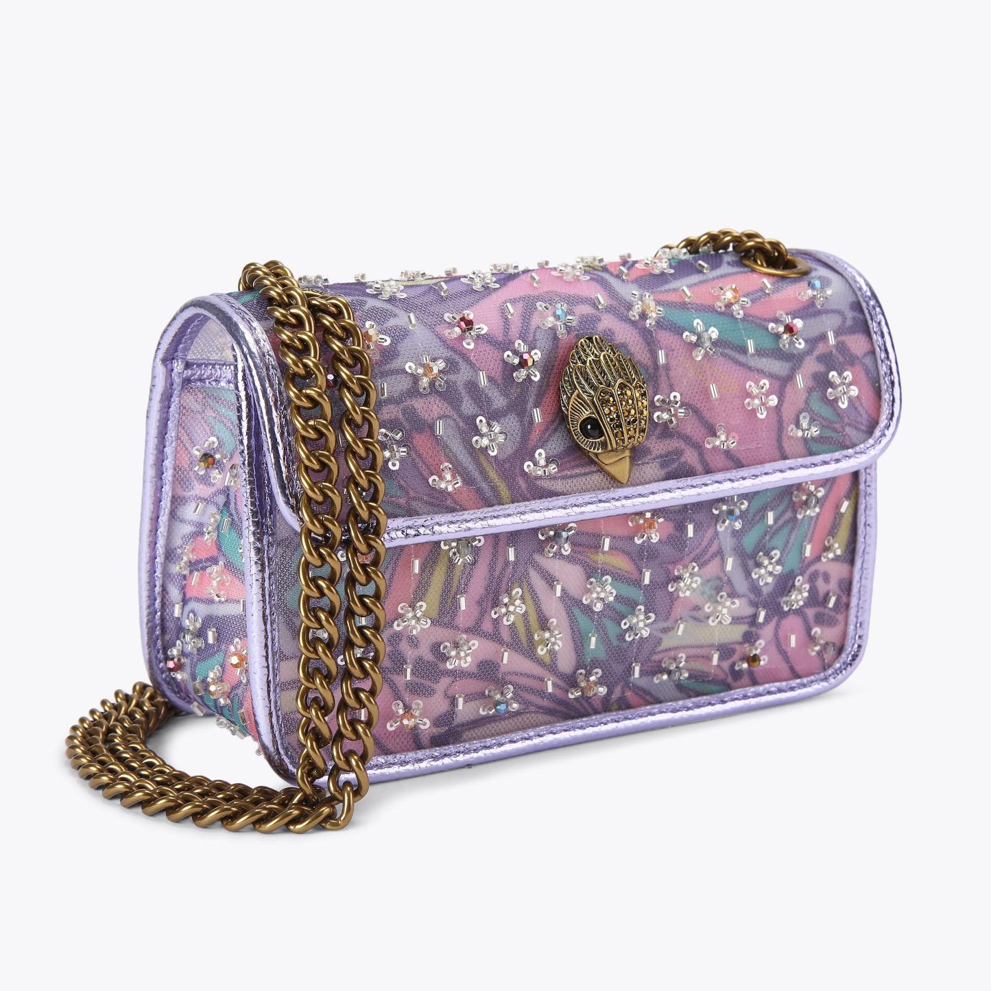 Kurt Geiger London Mini Kensington Butterfly Bag - Purple - view 3