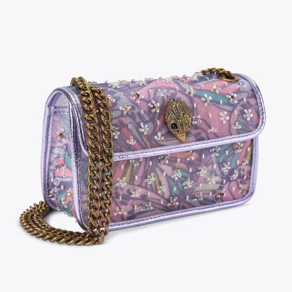 Kurt Geiger London Mini Kensington Butterfly Bag - Purple - view 3
