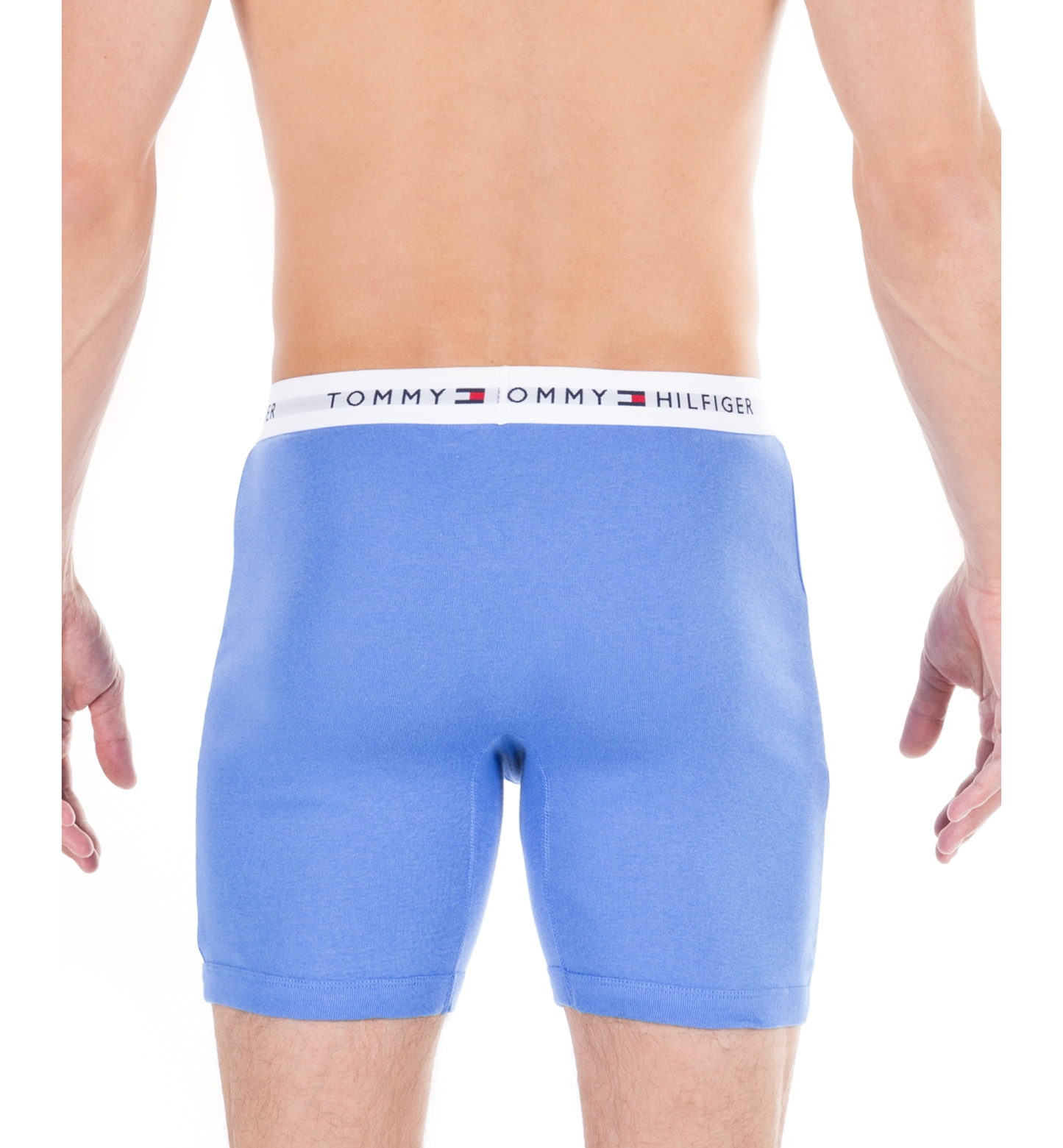 Tommy Hilfiger Men's Classic Cotton Boxer Briefs, 3-Pack - Tangerine