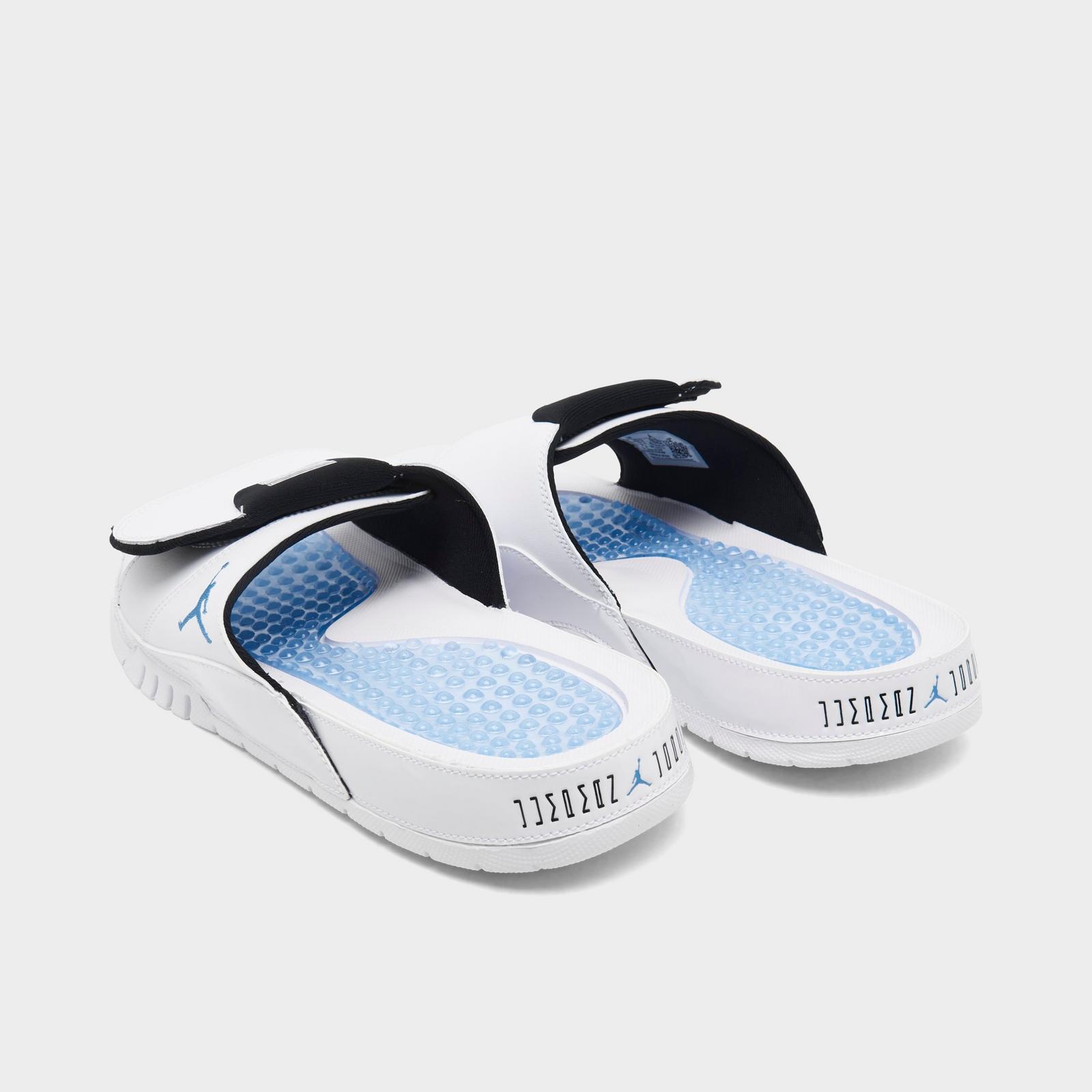 Men's Jordan Hydro 11 Retro Slide Sandals - White/Legend Blue/Black - view 4