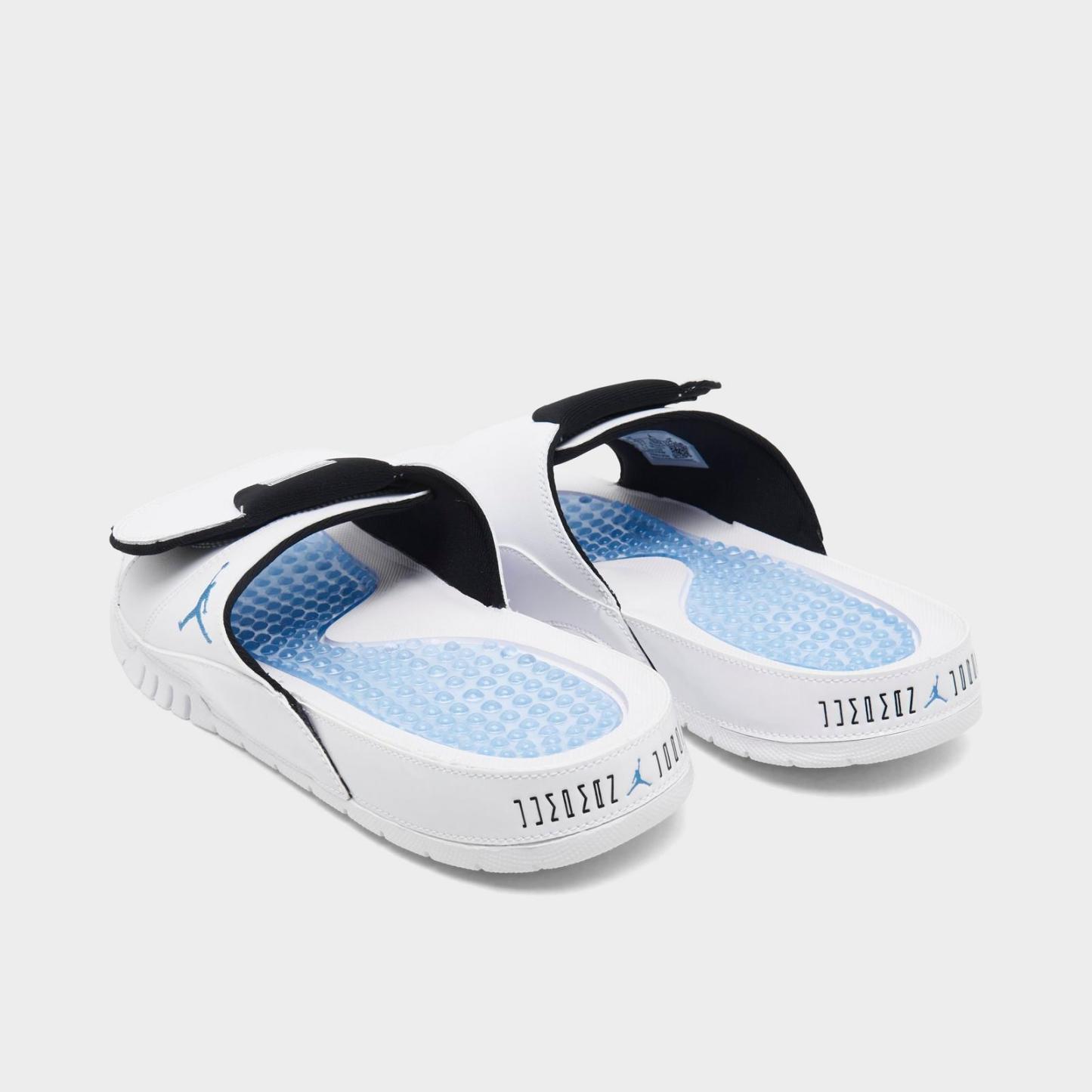 Men's Jordan Hydro 11 Retro Slide Sandals - White/Legend Blue/Black - view 4