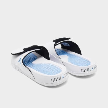 Men's Jordan Hydro 11 Retro Slide Sandals - White/Legend Blue/Black - view 4