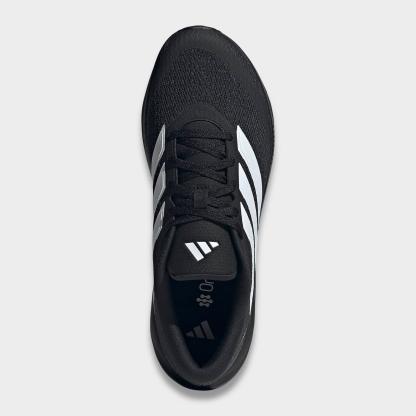 Men's adidas Runfalcon 6 Cloudfoam Running Shoes - Core Black/Cloud White/Carbon - Top view