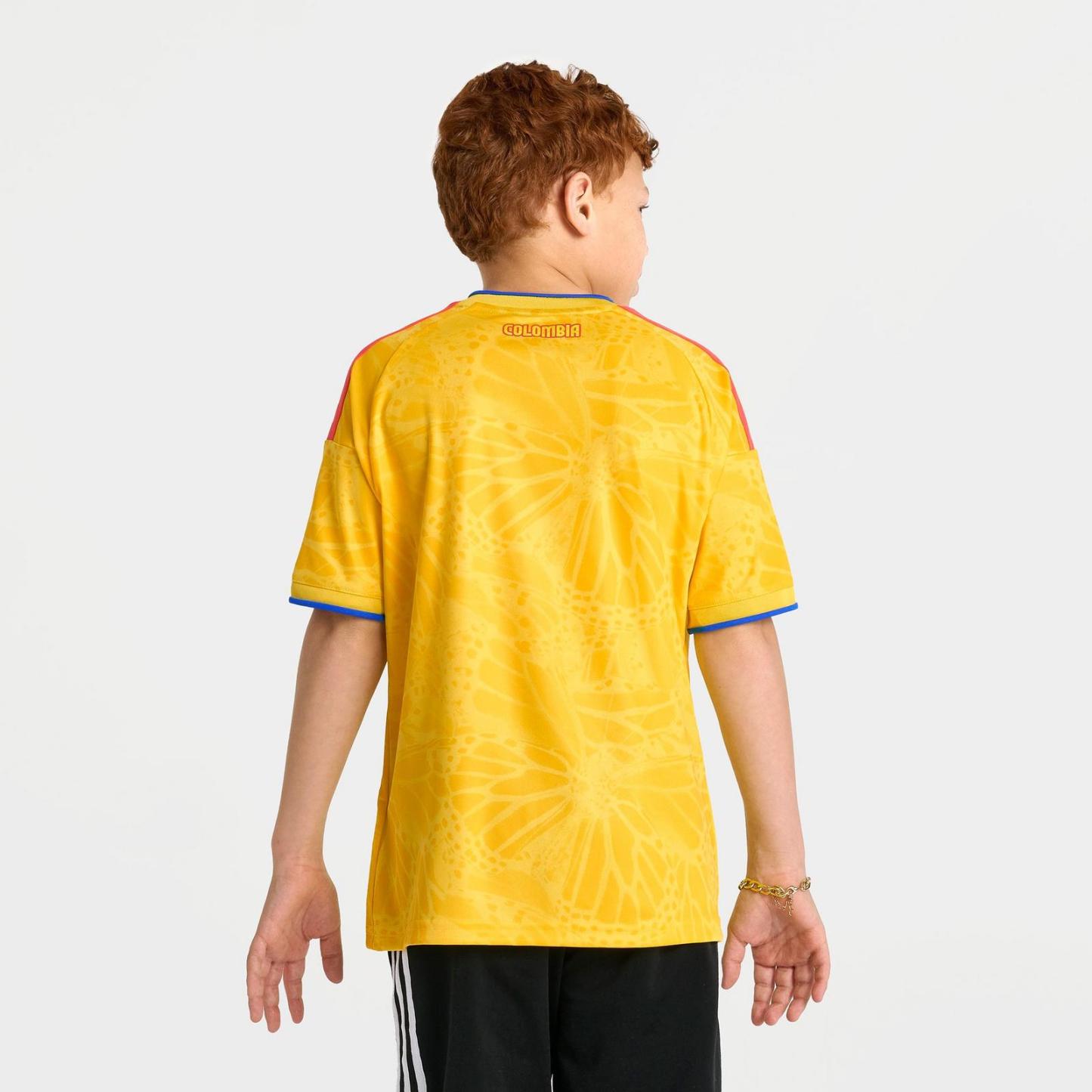 Big Kids' adidas Colombia Home Replica Soccer Jersey - Team Colors - view 4