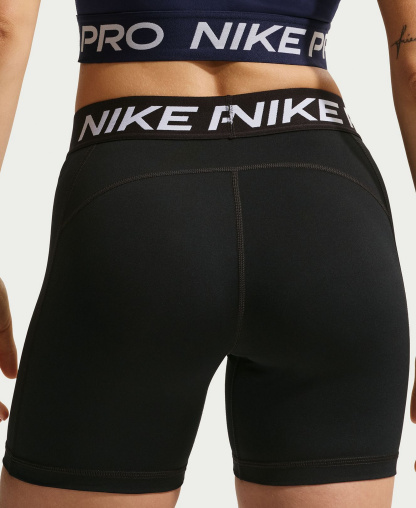 Nike Women's Pro 365 5" Mid-Rise Shorts - Black/white