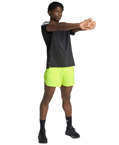 adidas Men's Running Iconic Shorts - Solar Yellow