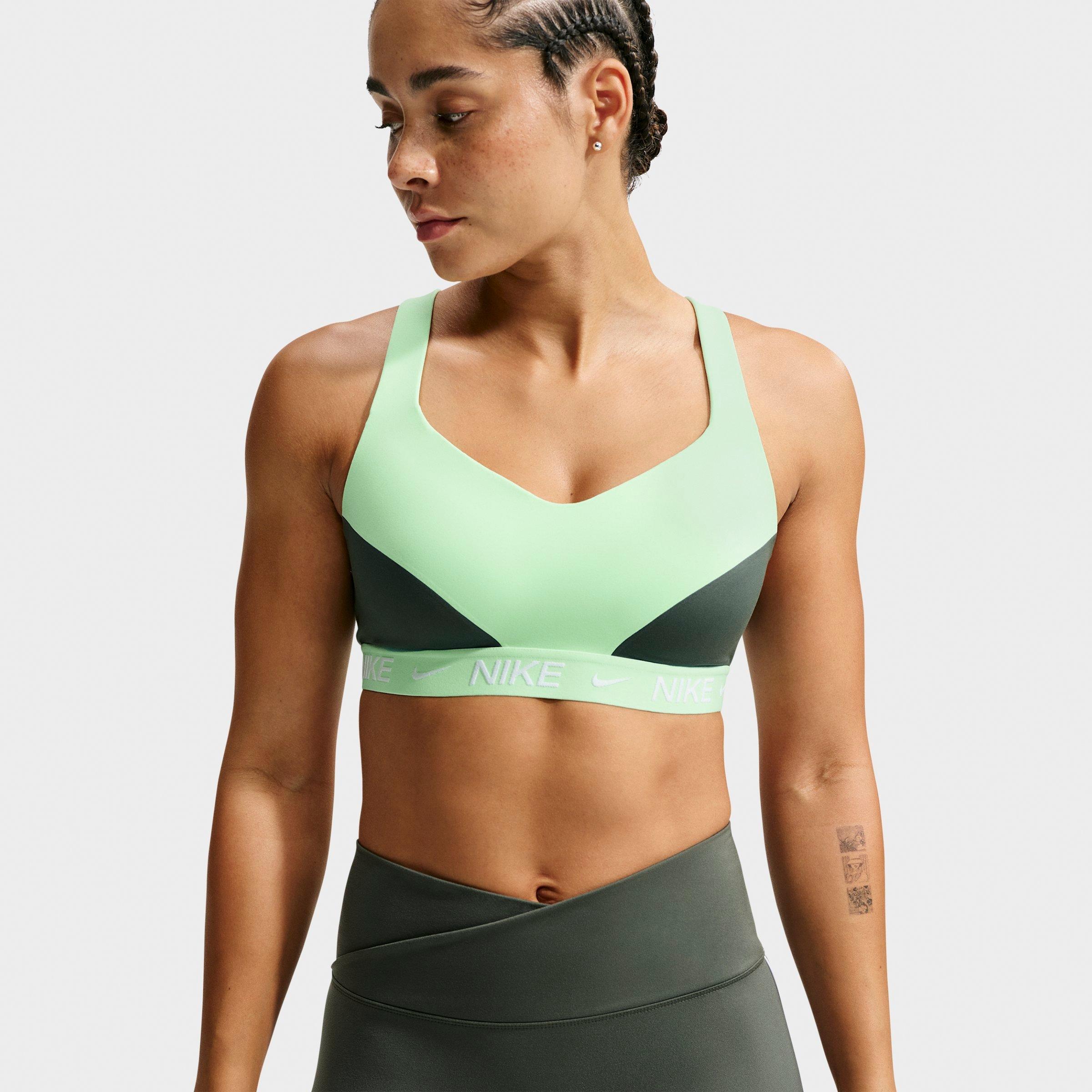Women's Nithtke Dri-FIT Indy High Support Sports Bra - Cucumber Calm/Camo Green