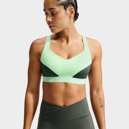 Women's Nithtke Dri-FIT Indy High Support Sports Bra - Cucumber Calm/Camo Green