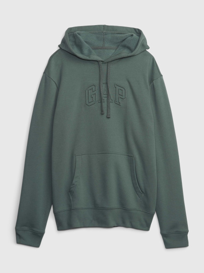 Adult VintageSoft Arch Logo Hoodie - balsam green