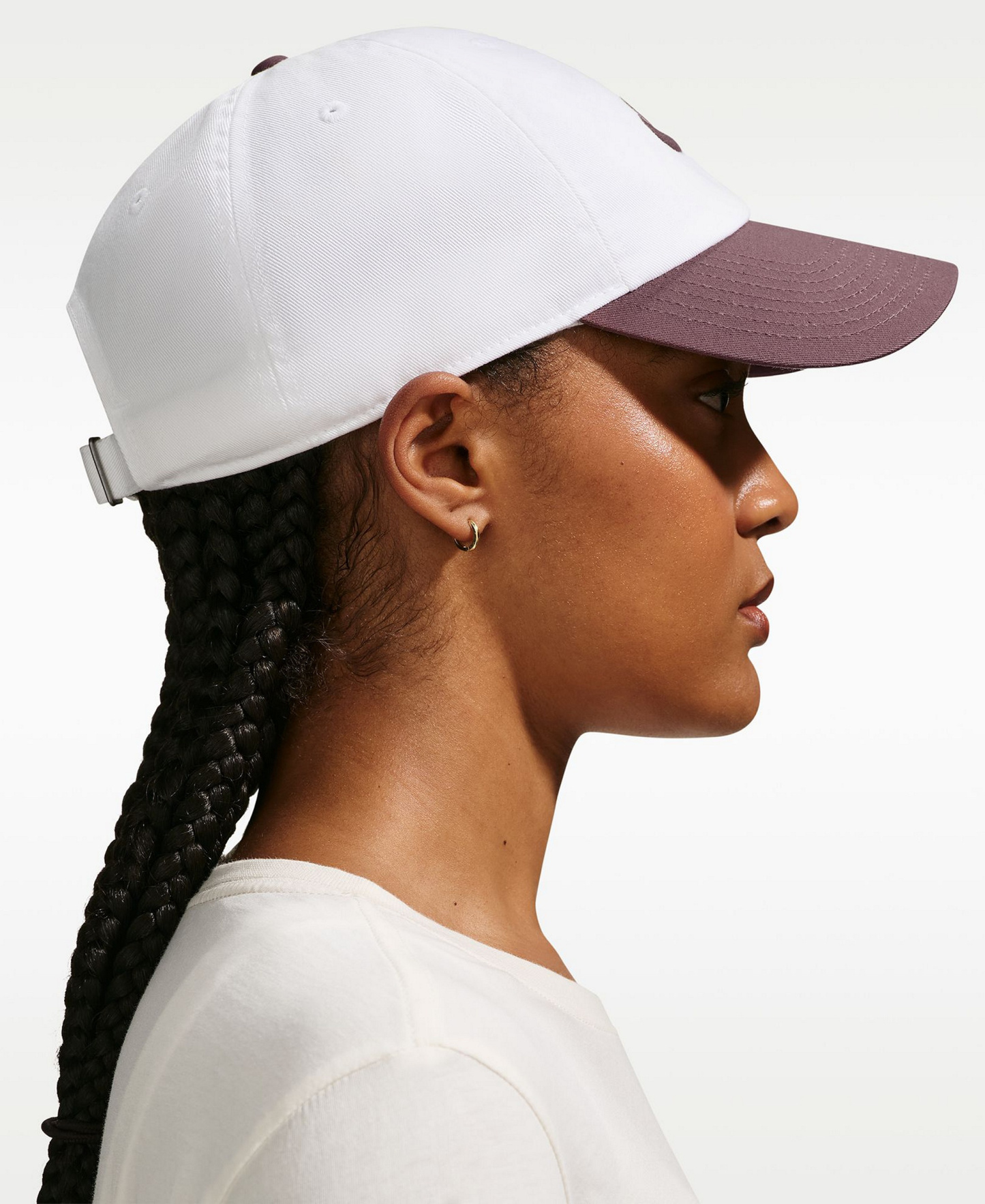 Nike Unisex Club Logo Embroidered Cap - White/Tattoo