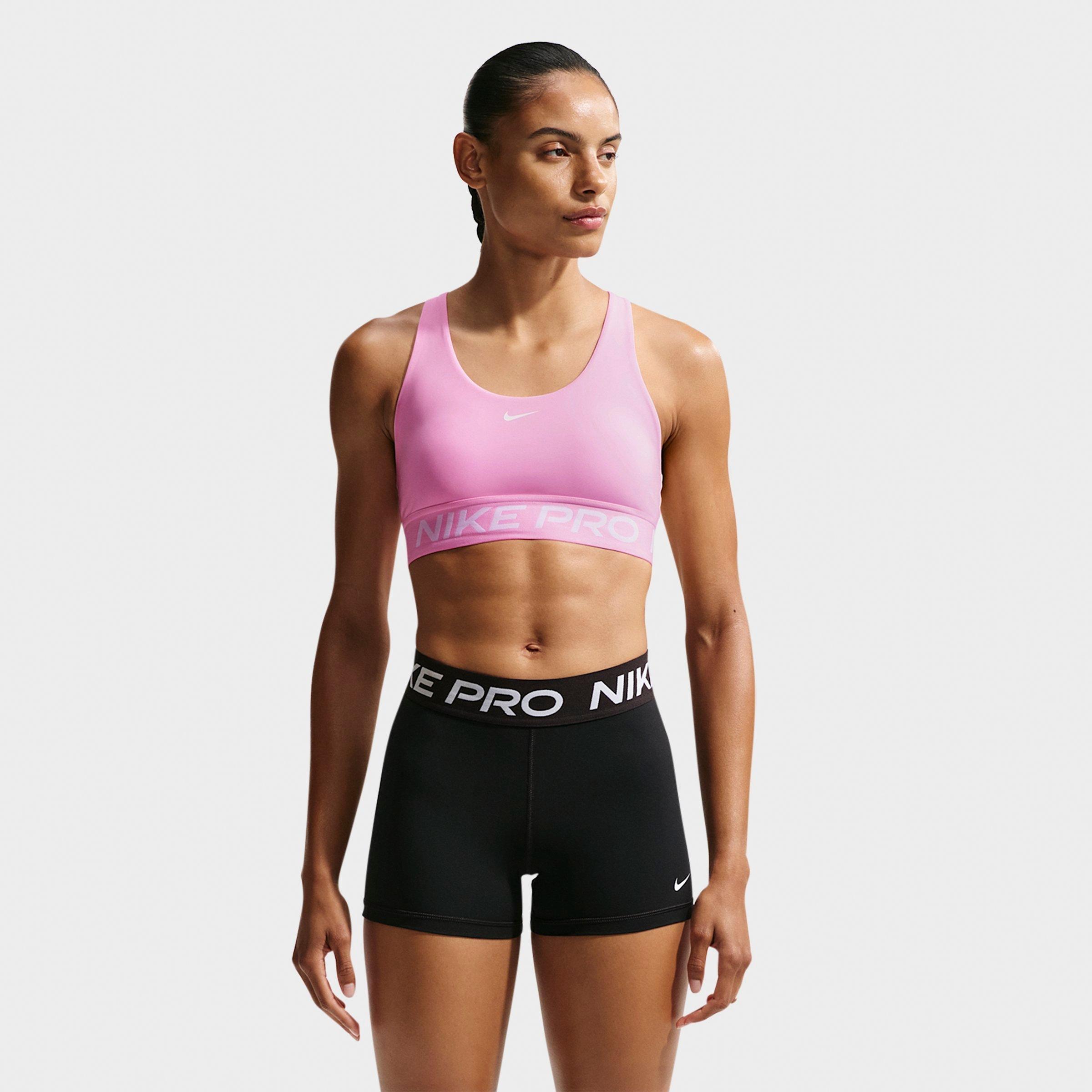Women's Nithtke Pro 365 Light-Support Non-Padded Sports Bra - Pink Rise/White
