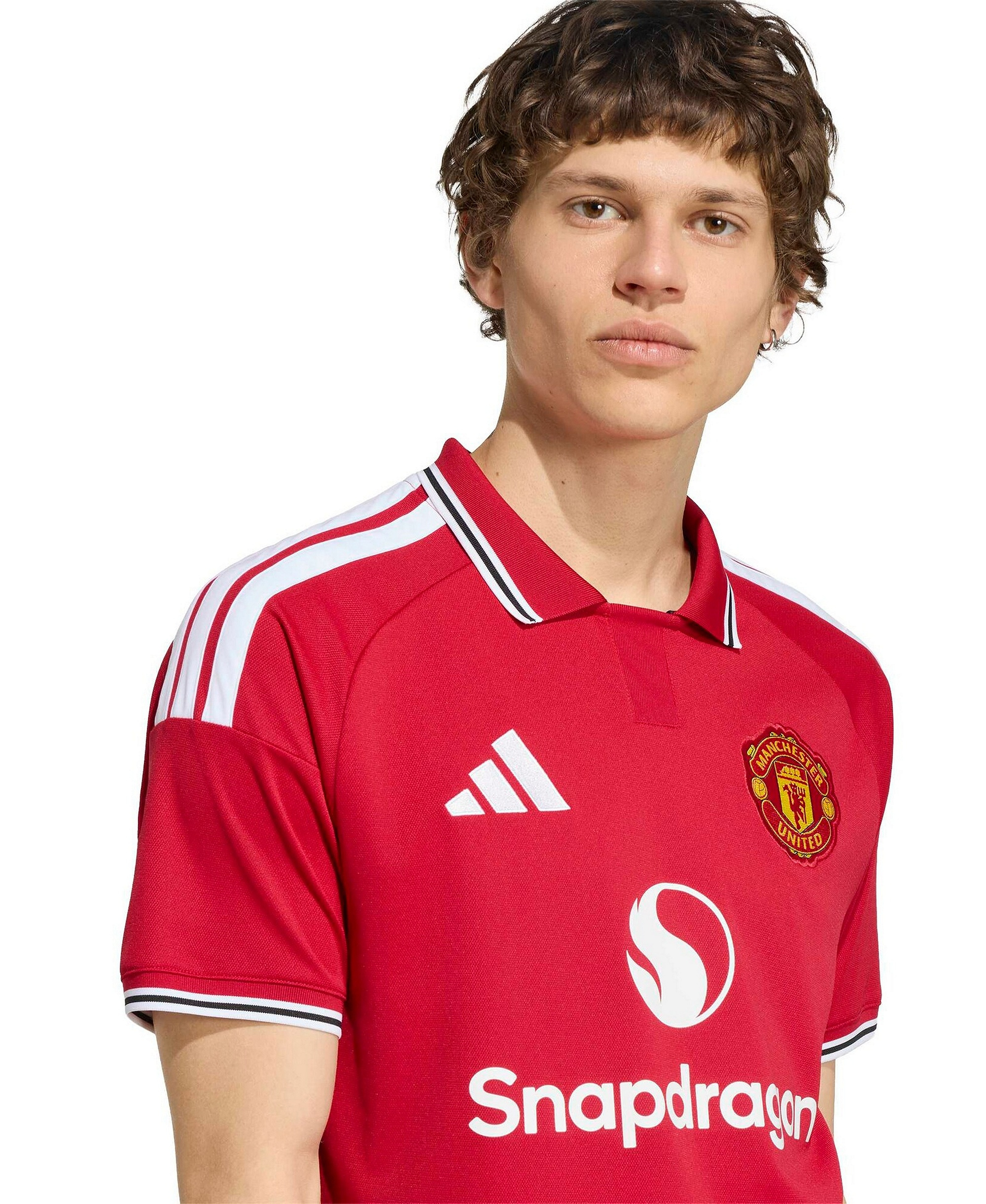 adidas Men's Red Manchester United 2026/27 Home Replica Jersey - Red