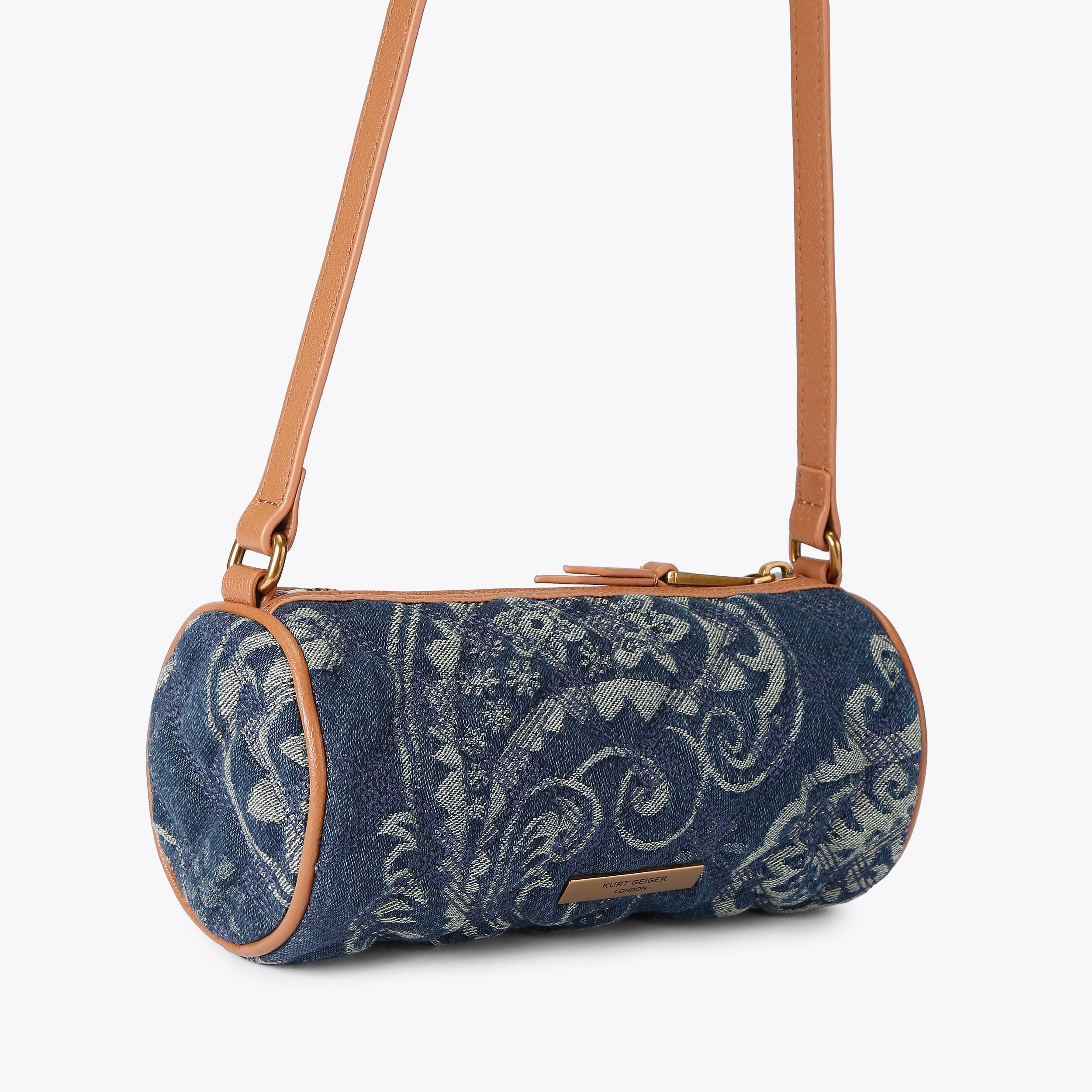 Kurt Geiger London Small Kensington Barrel Bag - Blue - view 4
