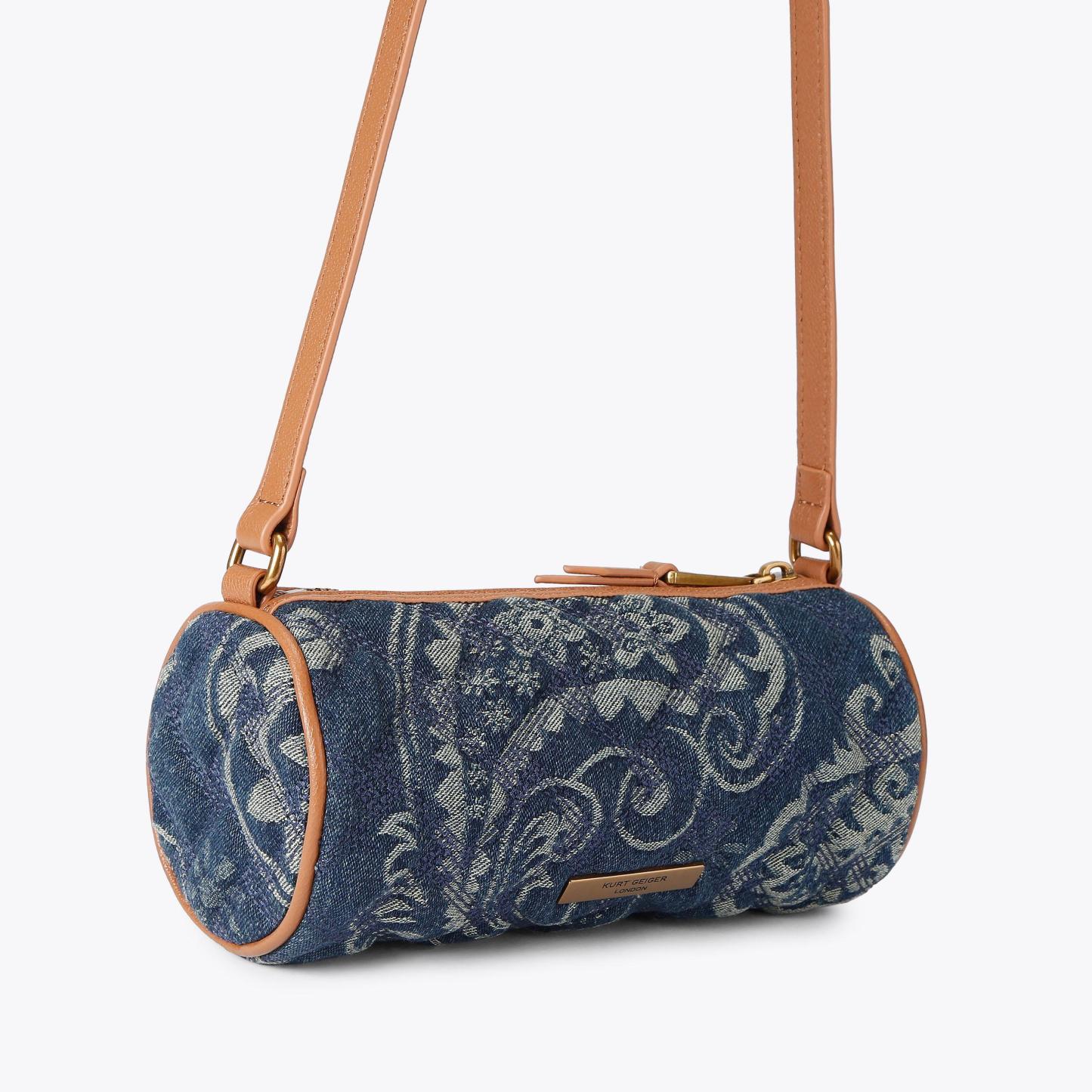 Kurt Geiger London Small Kensington Barrel Bag - Blue - view 4