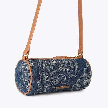 Kurt Geiger London Small Kensington Barrel Bag - Blue - view 4