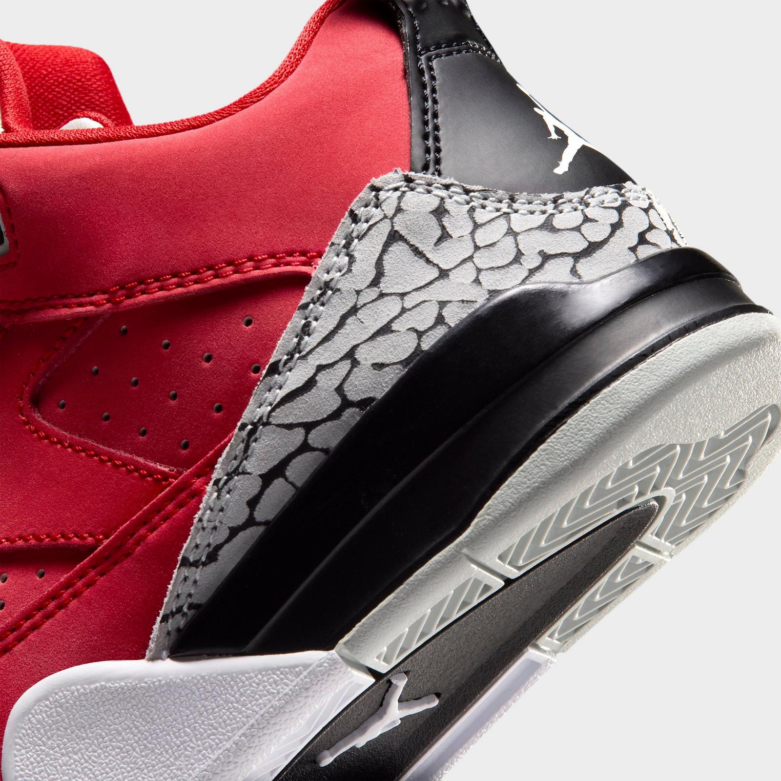 Little Kids' Air Jordan Son of Mars Low Casual Shoes - Fire Red/Grey Mist/White/Black - view 3