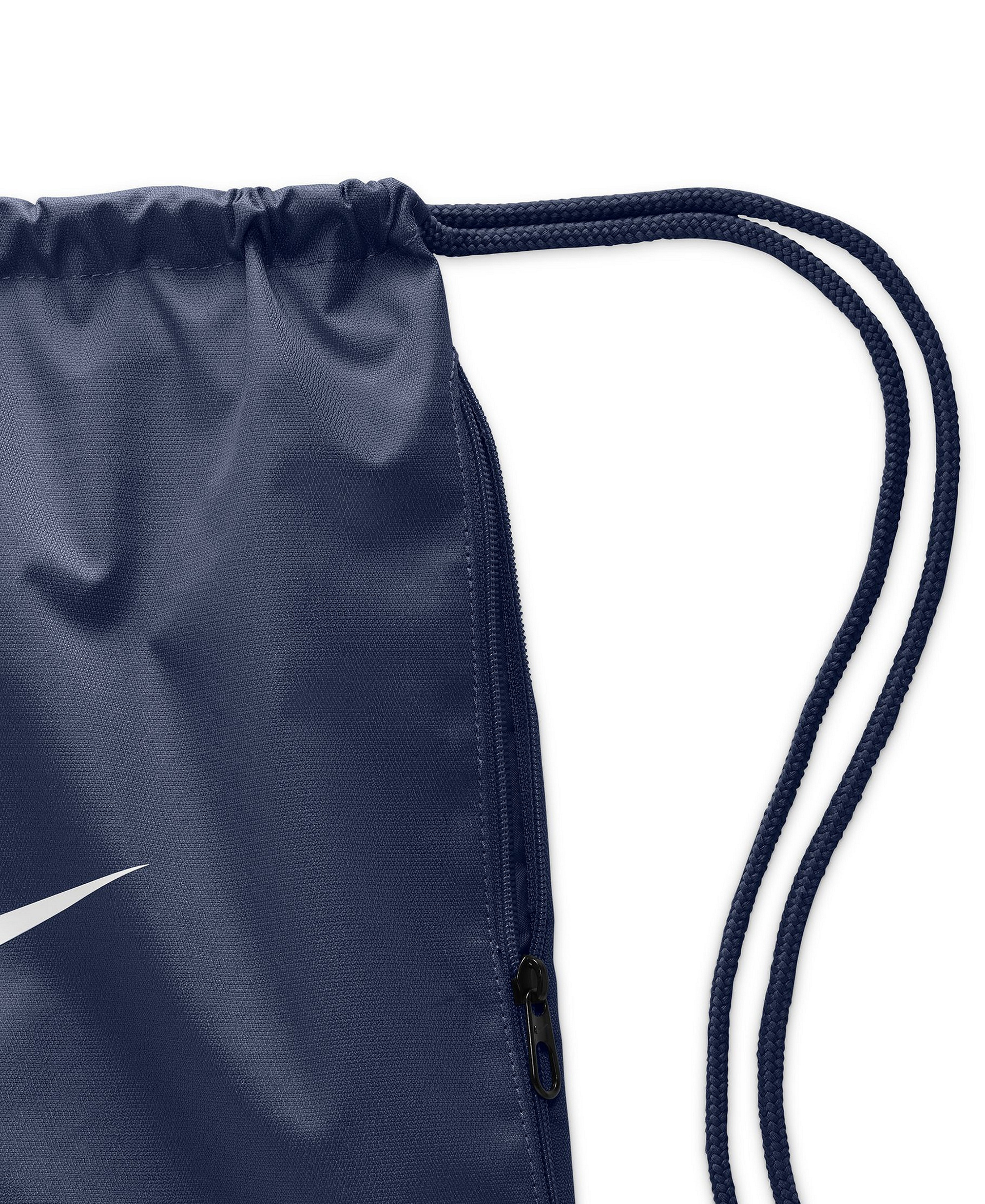 Nike Brasilia Drawstring Bag (18L) - Midnight Navy/Black