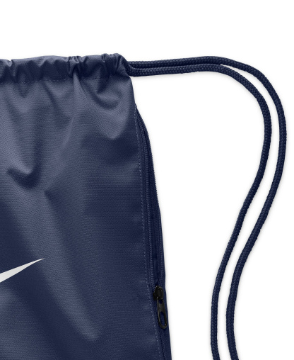 Nike Brasilia Drawstring Bag (18L) - Midnight Navy/Black