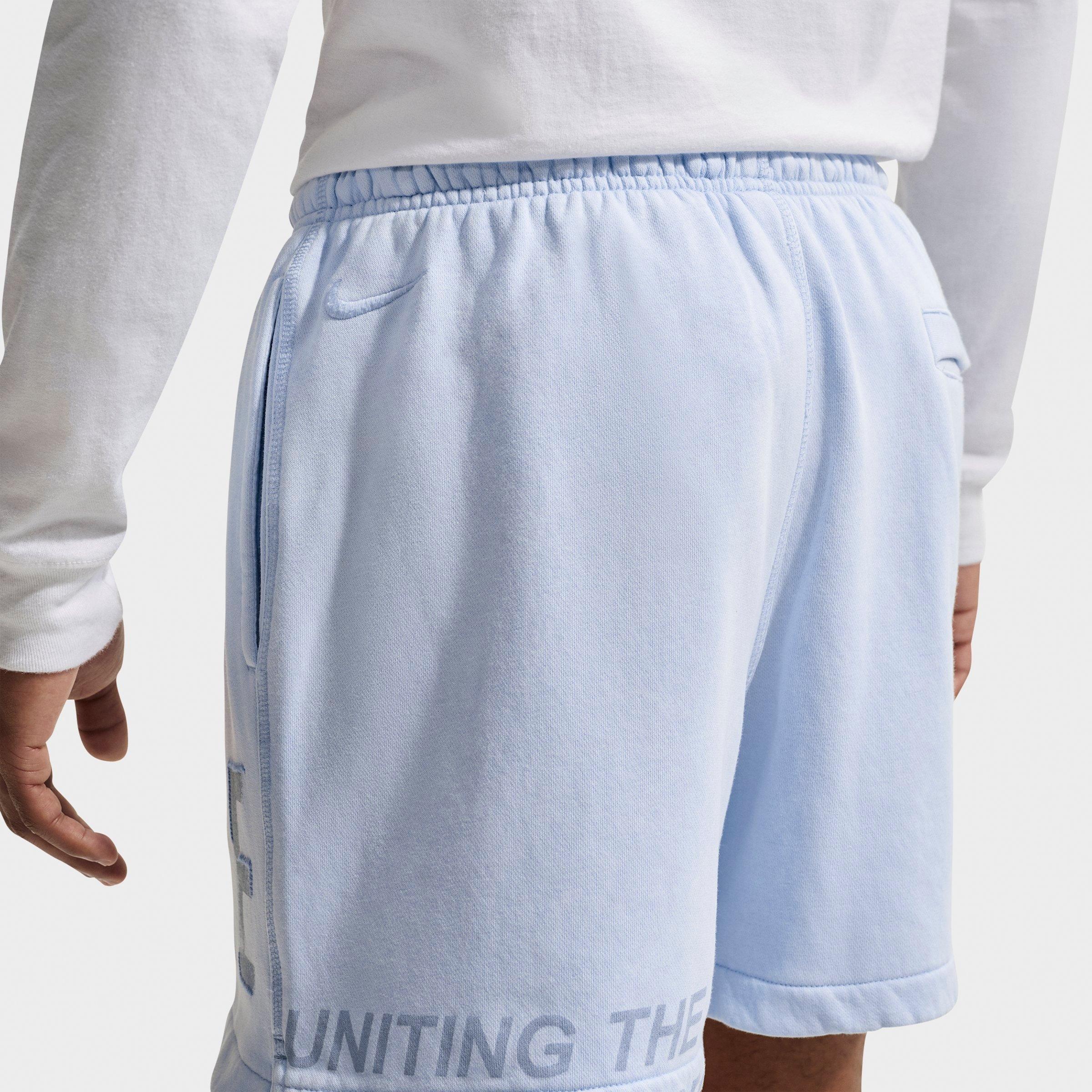 Men's Nithtke Sportswear Club Wordmark Fleece Shorts - Hydrogen Blue