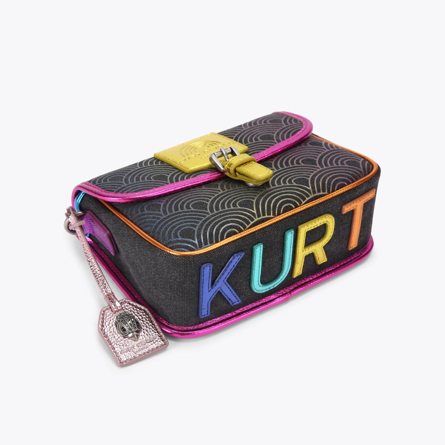 Kurt Geiger London Small Southbank Satchel Bag - Black - view 3