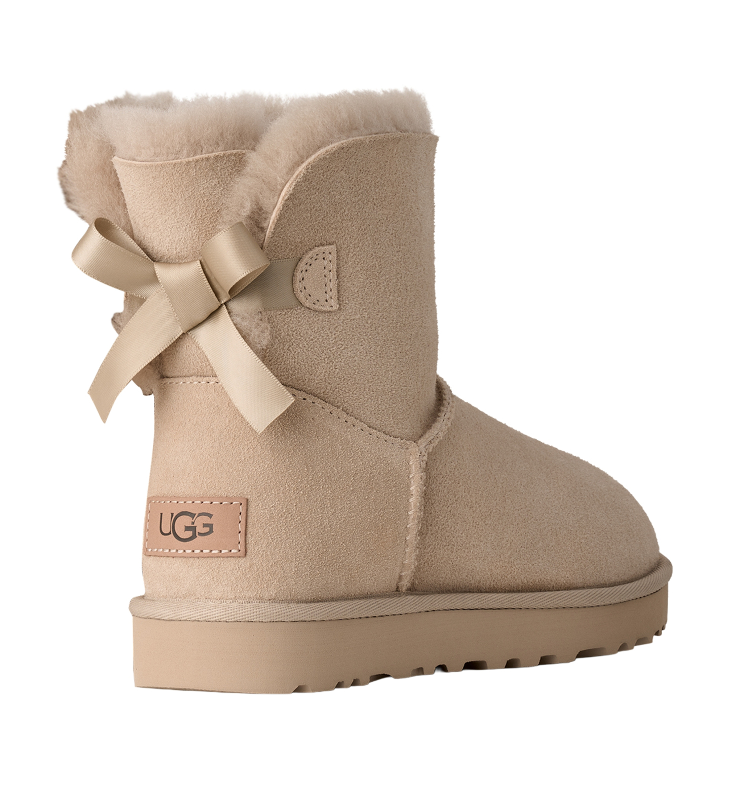 UGG® Women's Mini Bailey Bow II Slip-On Booties - Moonlight