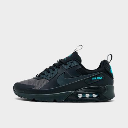 Men's Nithtke Air Max 90 Drift Casual Shoes - Black/Anthracite/Dusty Cactus - Left shoe facing left. Outside of the shoe.