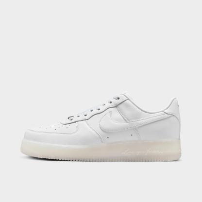 Men's Nike NOCTA Air Force 1 Low Casual Shoes - White/Cobalt Tint/Metallic Silver