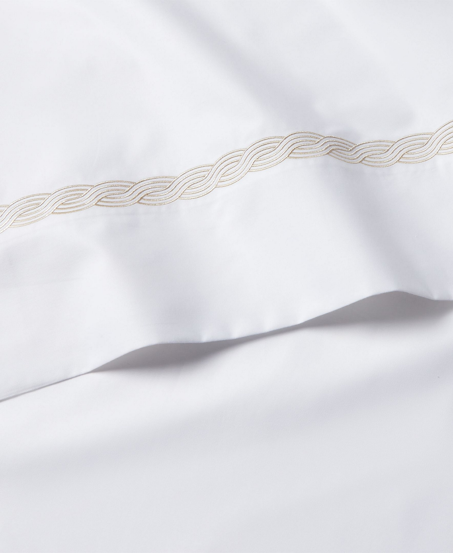 Lauren Ralph Lauren Spencer Cable Embroidery 4-Pc. Sheet Set, Queen - Flax