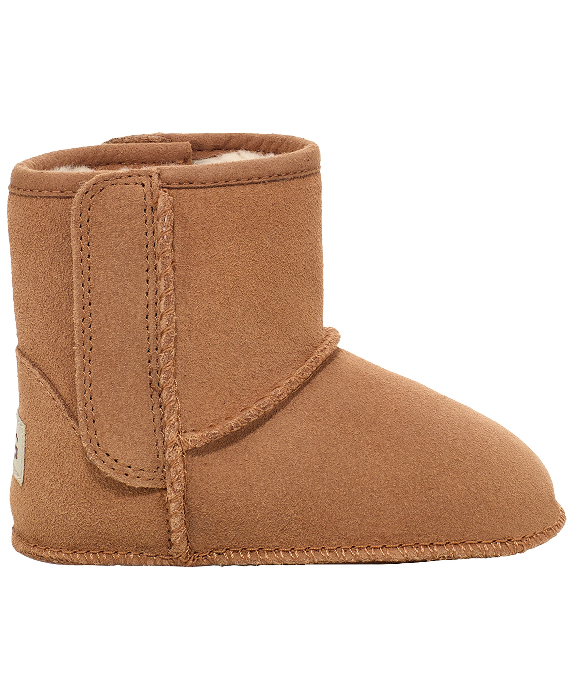 UGG® Baby Classic Round Toe Booties - Chestnut