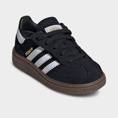 Kids' Toddler adidas Originals Handball Spezial Comfort Closure Stretch Lace Casual Shoes - Black/White/Gum - view 2