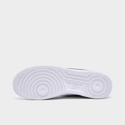 Men's Nithtke Air Force 1 '07 LV8 Casual Shoes - Part 4 - White/Metallic Silver/Wolf Grey/White - Bottom view