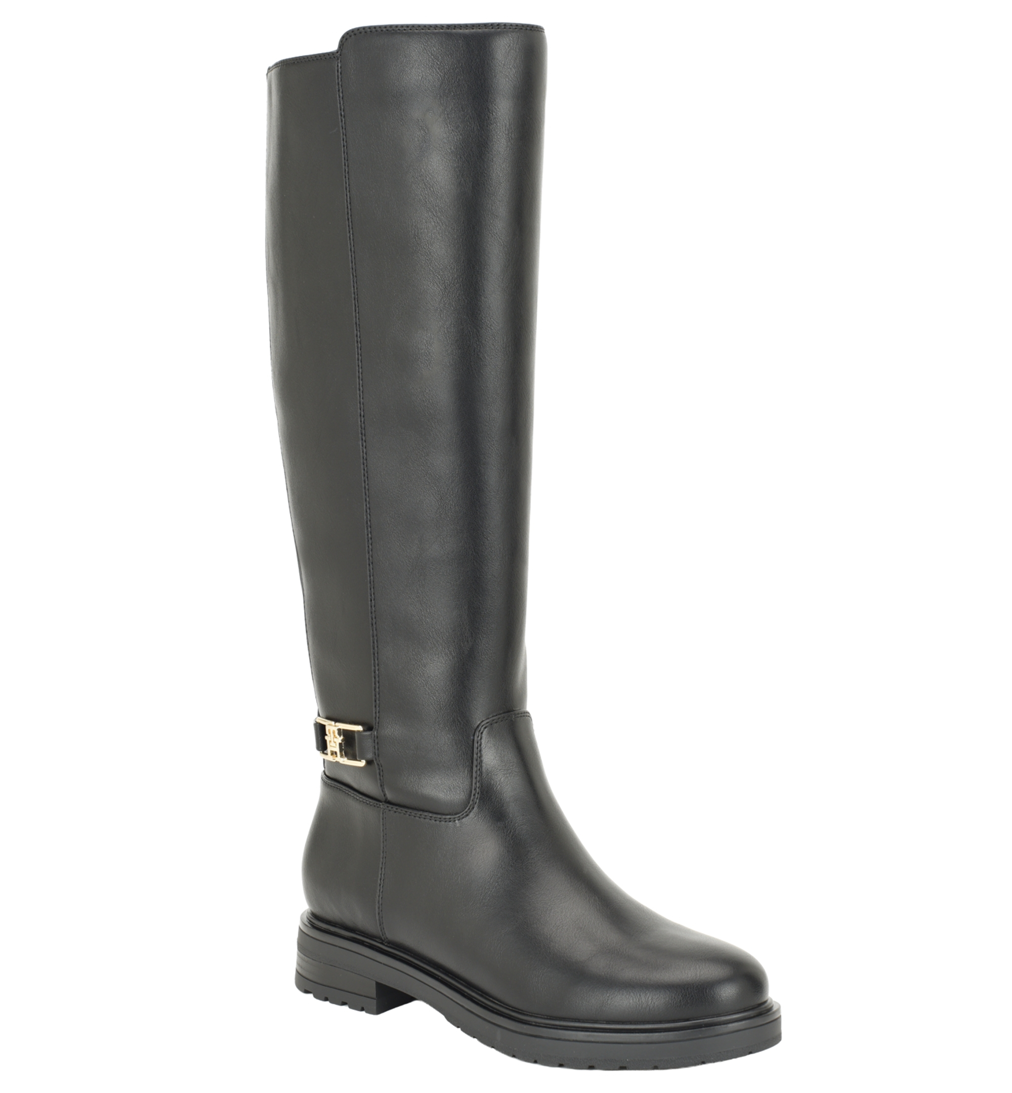 Tommy Hilfiger Women's Truna Round Toe Tall Boots - Black