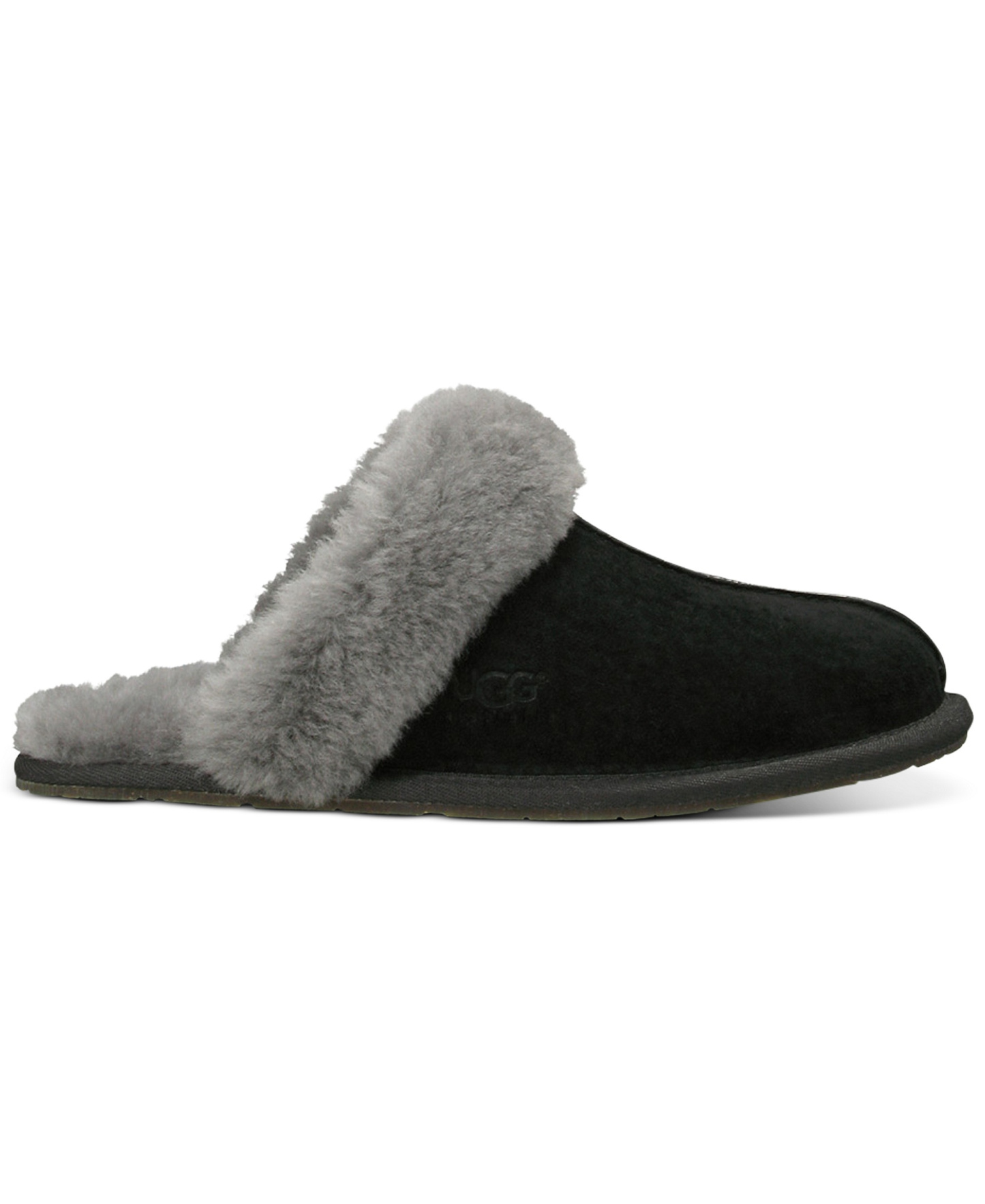 UGG® Women's Scuffette II Slip-On Slippers - Black/Gray