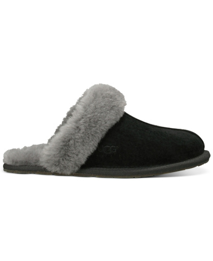UGG® Women's Scuffette II Slip-On Slippers - Black/Gray