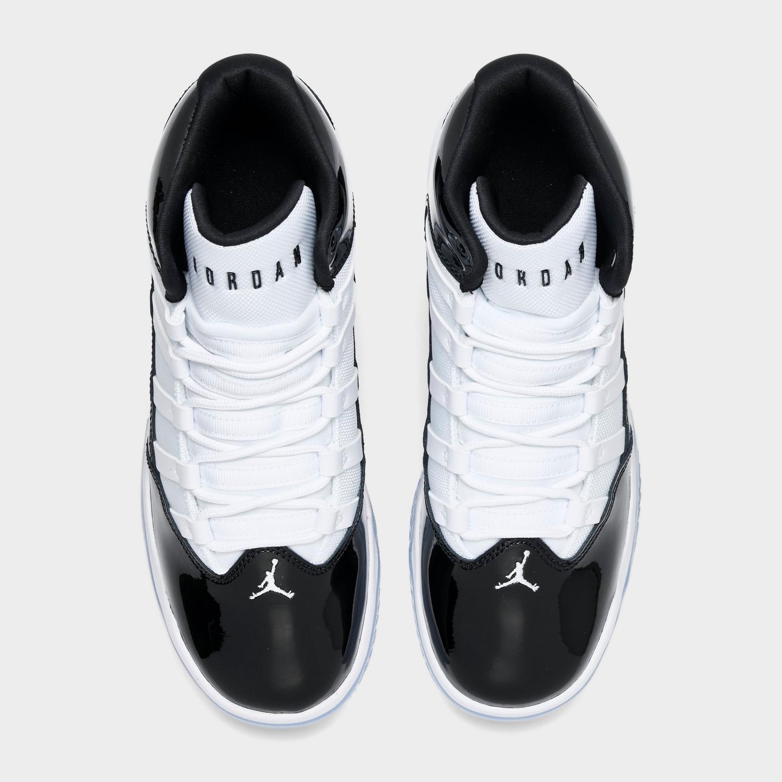 Big Kids' Jordan Max Aura Basketball Shoes - Black/White - view 5