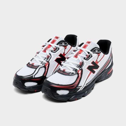 Men's New Balance 740 Casual Shoes - White/Red/Black - view 2