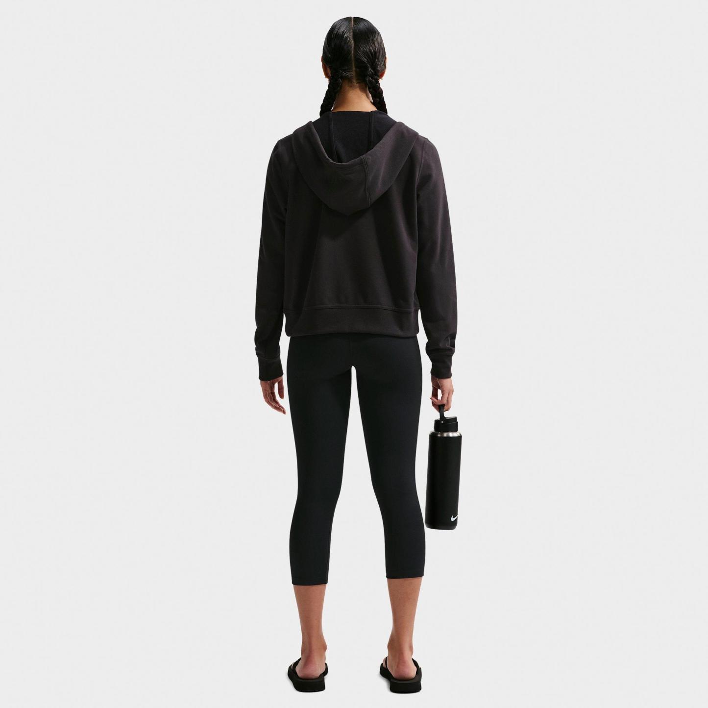 Women's Nithtke One Dri-FIT High-Waisted Crop Leggings - Black/White