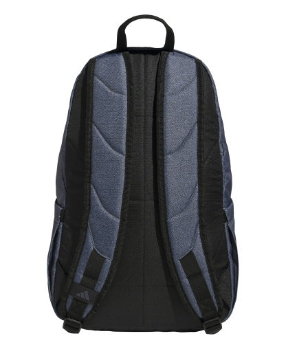 adidas Men's Multiple Zippered Pockets Backpack Messenger - Twill Onix Gray/Black