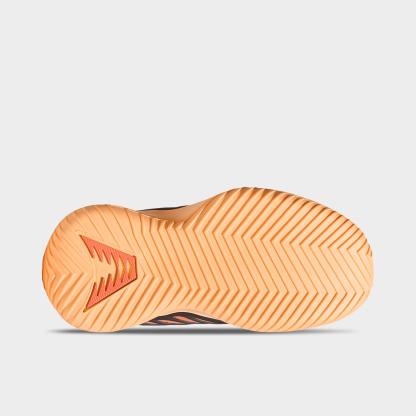 Little Kids' adidas Believe That 1 Basketball Shoes - Acid Orange/Core Black/Acid Red - Bottom view