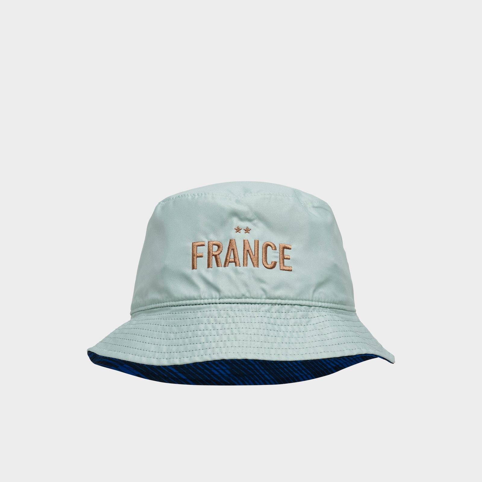Nike France National Team Reversible Woven Bucket Hat - Navy/Mint