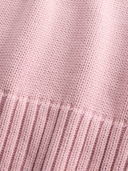 100% Cotton Oversized Sweater - Primitive pink